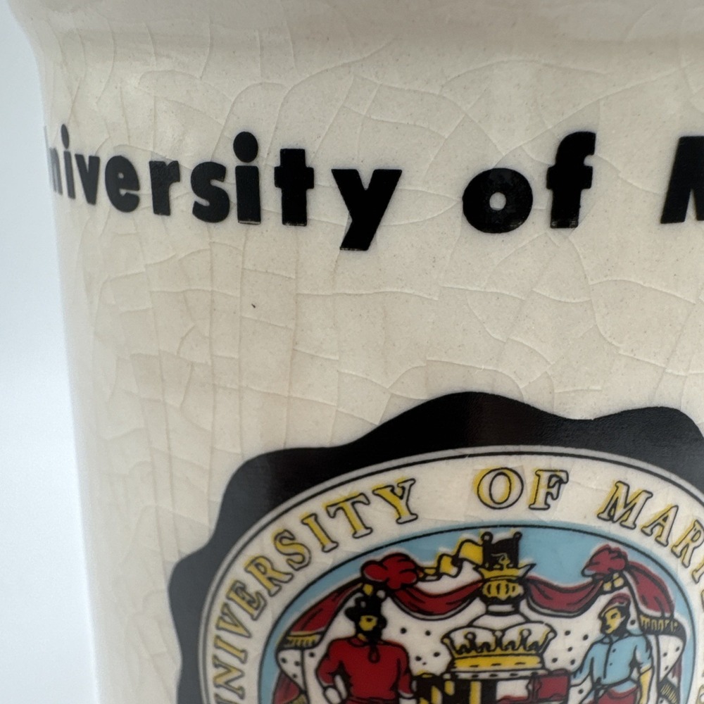 Vintage University of Maryland Ceramic Stein Mug T&J Pottery Baltimore USA - Picture 2 of 9